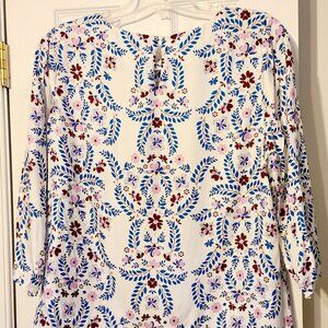 Floral Patterned Women's Top